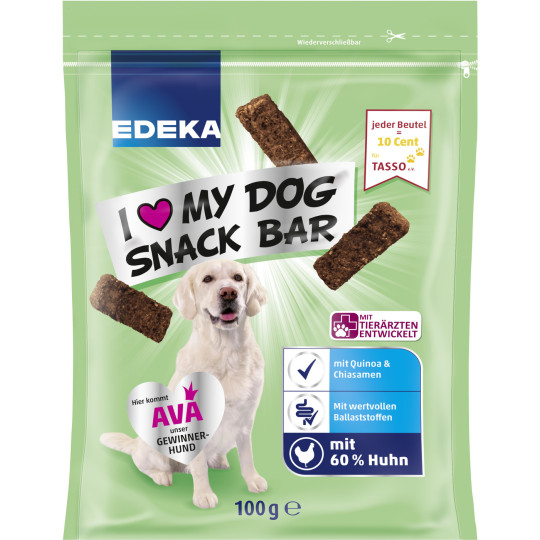 EDEKA I Love My Dog Snack Bar 100G