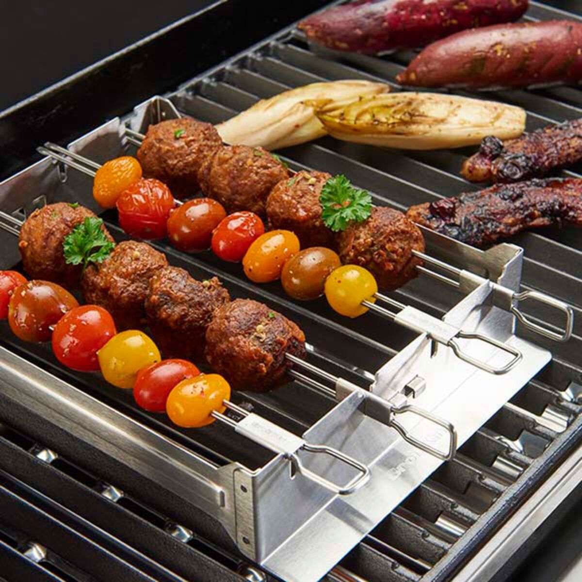 Grillspydholder liten