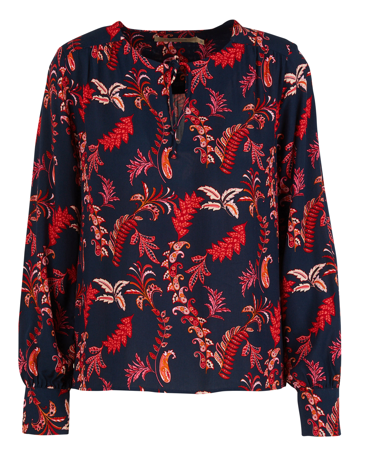 Blouse ample imprimée| Multicolore