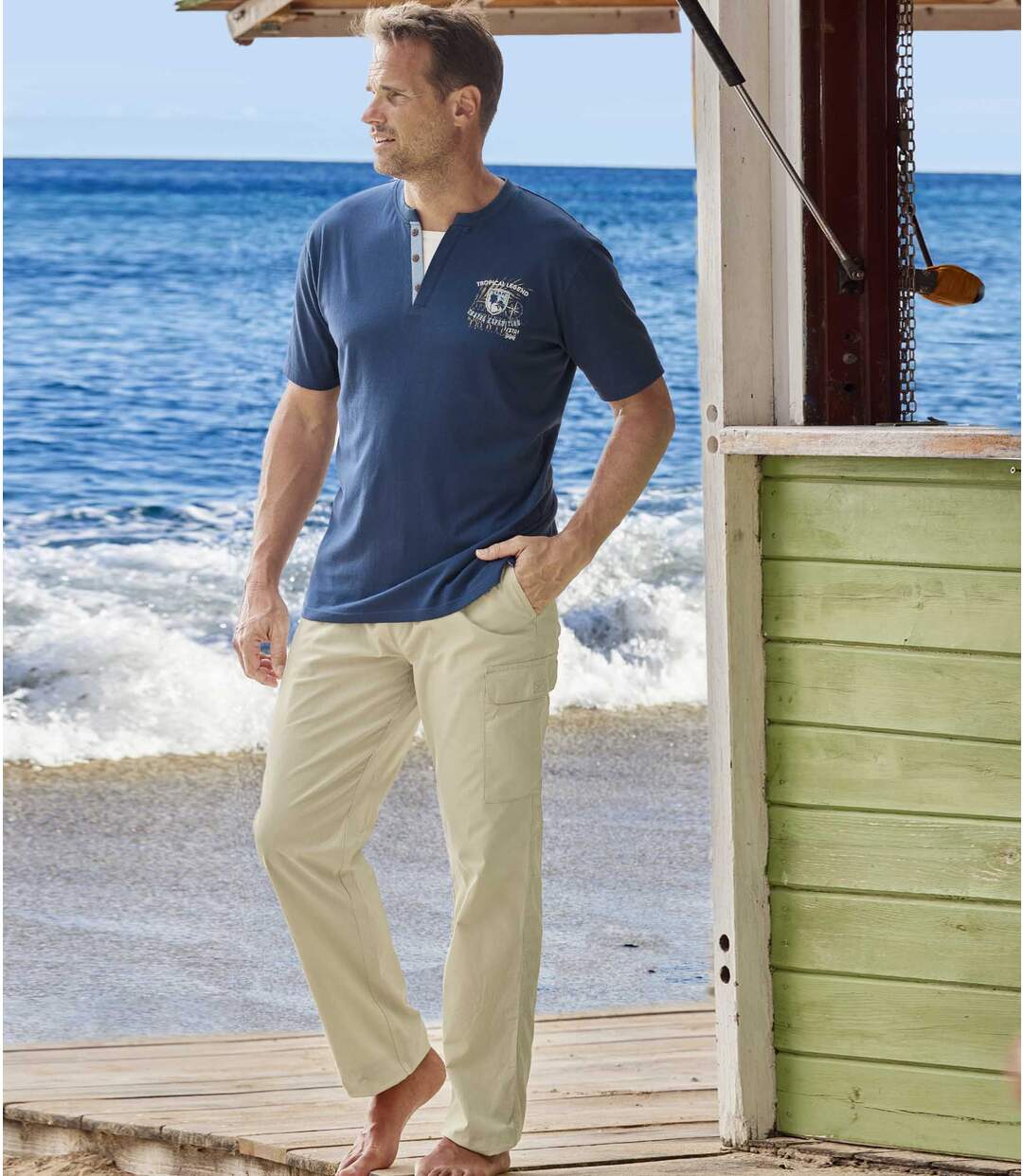 Pantalon Cargo Spécial Détente en Toile