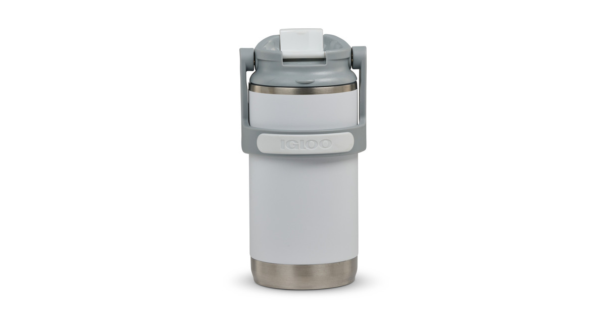 IglooFlip ‘n’ Sip Tumbler 12 oz, 0,35 liter drinkfles  (Wit)