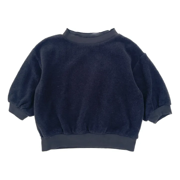 Longlivethequeen Sweat Boxy | Bleu nuit