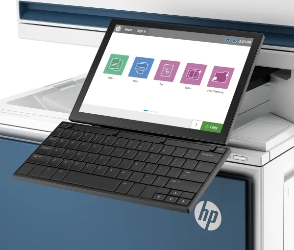HP LaserJet Enterprise Flow MFP 5800zf - Multifunktionsprinter - farve - laser - Legal (216 x 356 mm) (original) - A4/Legal (medie) - op til 43 spm (kopiering) - op til 43 spm (udskriver) - 650 ark - 33.6 Kbps - Gigabit LAN, USB 2.0 vært, USB 3.0, US