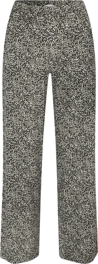 Rosemunde Viscose trousers Black surface print