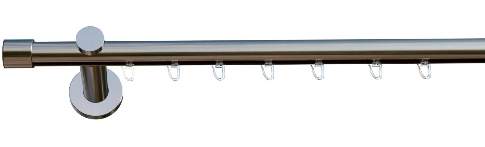 GOODproduct Gardinenstange »TANBUL« Ø 20 mm 1 läufig-läufig Fixmass Innenlauf Komplett-Set inkl. Gleitern und Montagematerial