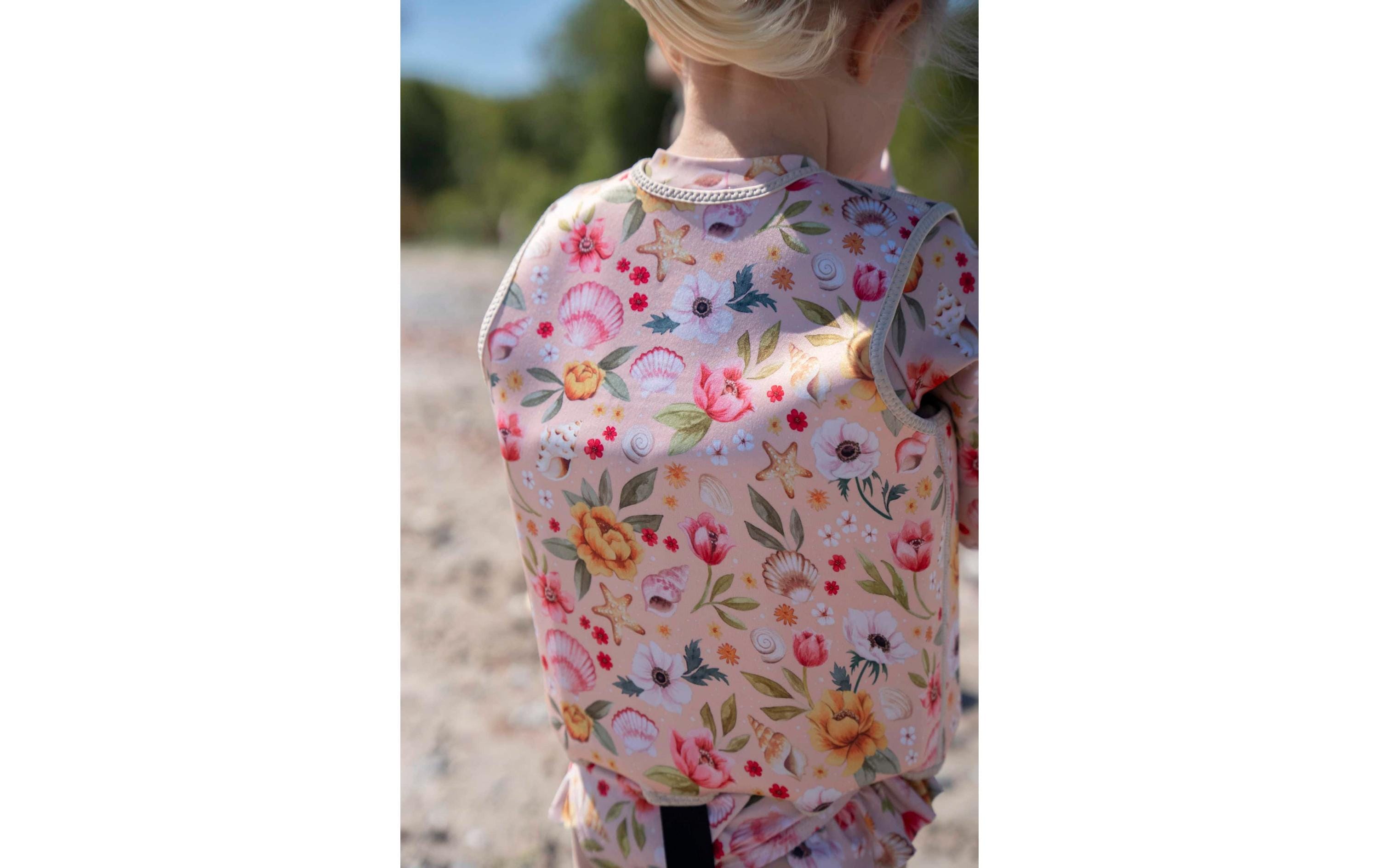 Schwimmweste 1-2 Jahre Ocean BlossomKinder-Schwimmlernweste mit Reissverschluss