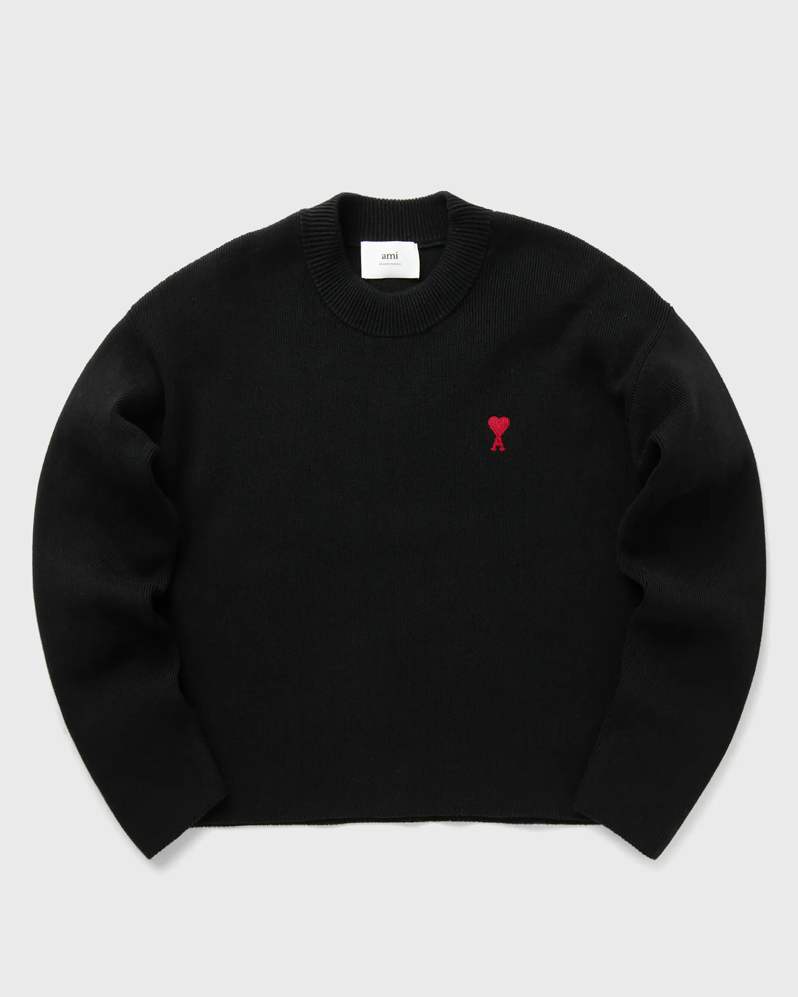 AMI Paris RED ADC CREWNECK SWEATER