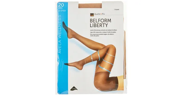 Avela Strumpfhose Belform Liberty Hasel 9.5