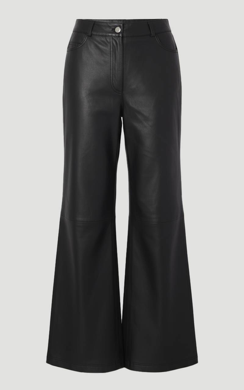 KarenMillen Pantalon Large en Cuir