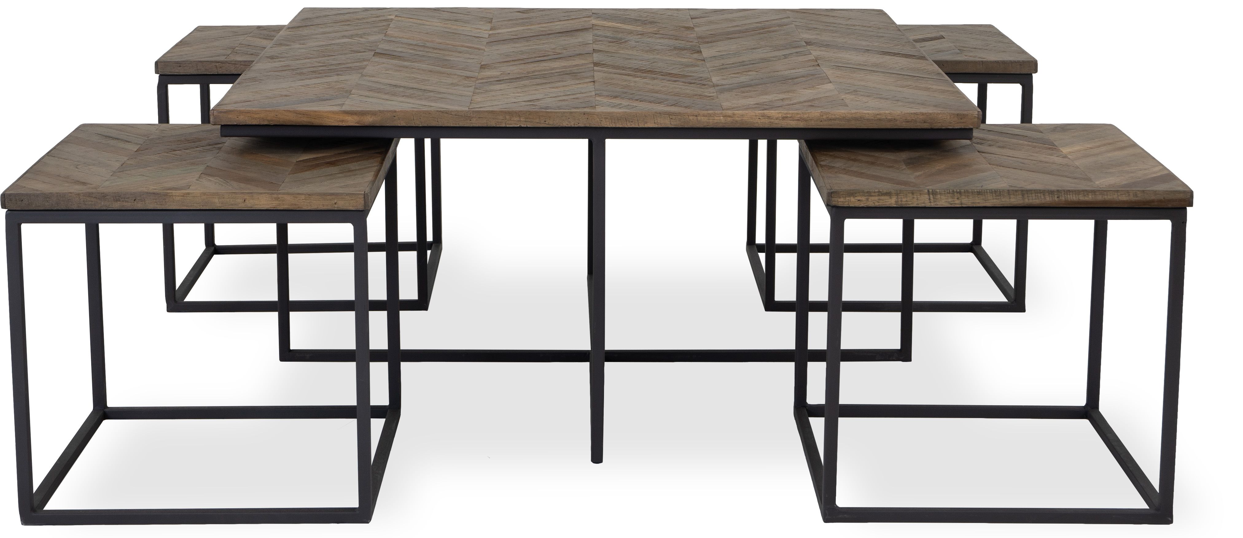Salontafelset Via B90 x D90 x H45 cm