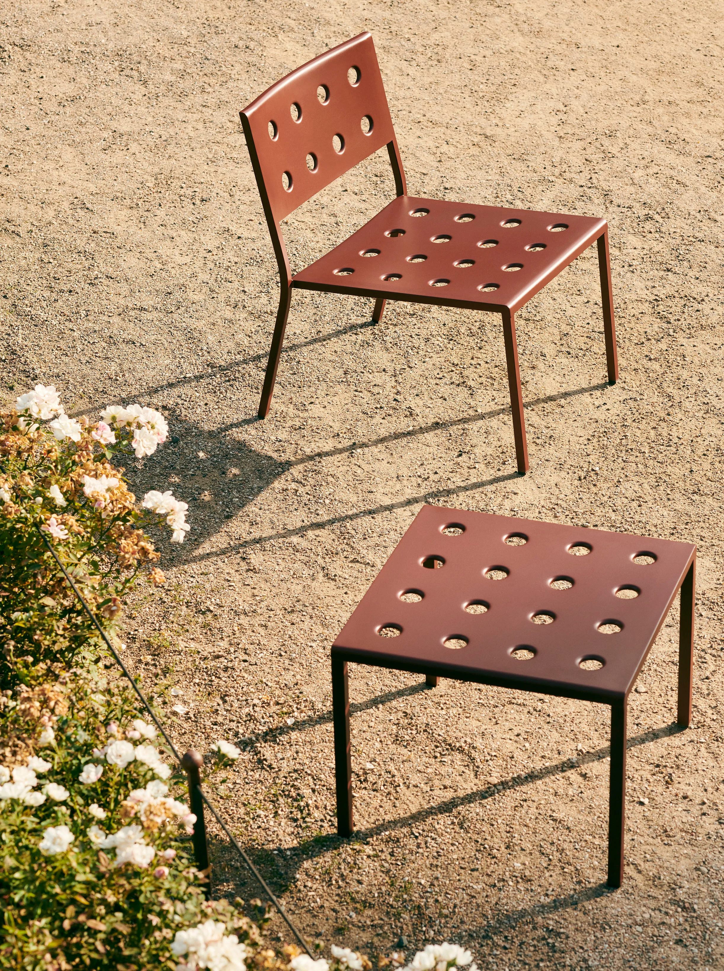 BALCONY - Table basse métal | Beige