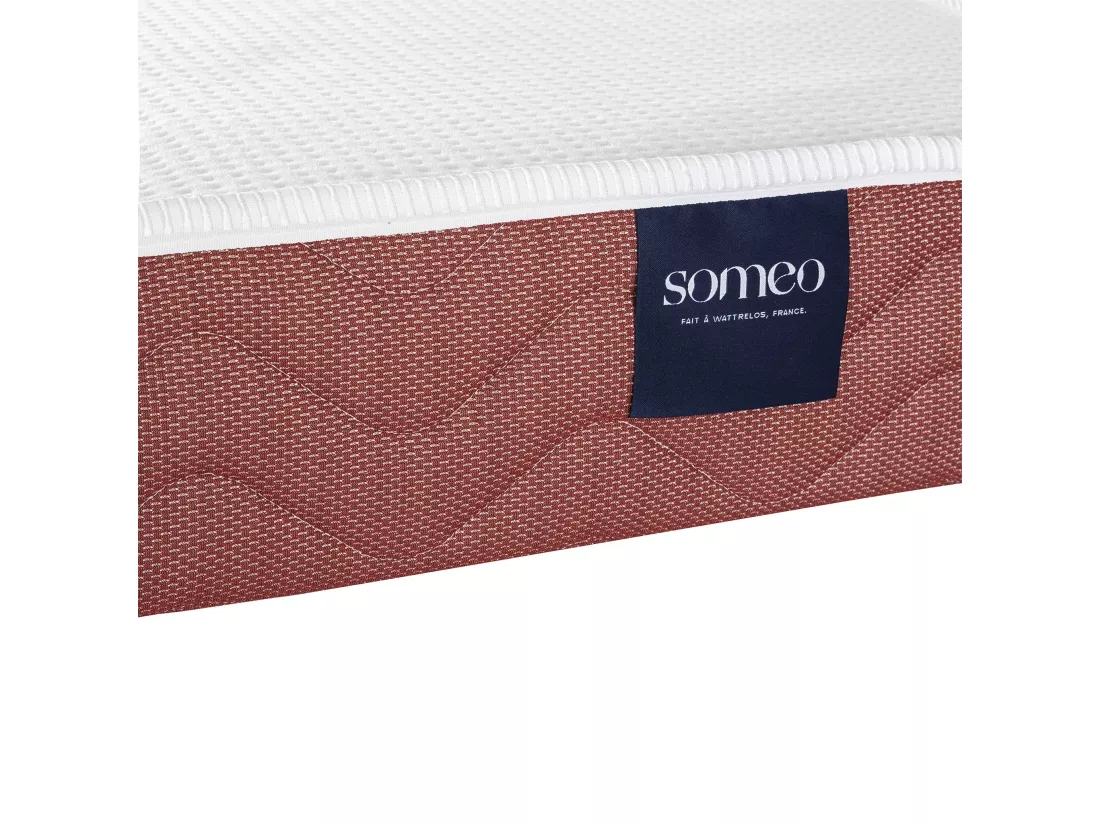 Matelas clic-clac 100% latex Crépuscule 400 - SOMEO 70+70x190