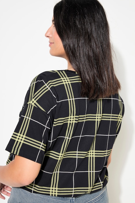 T-Shirt, oversized, Karo