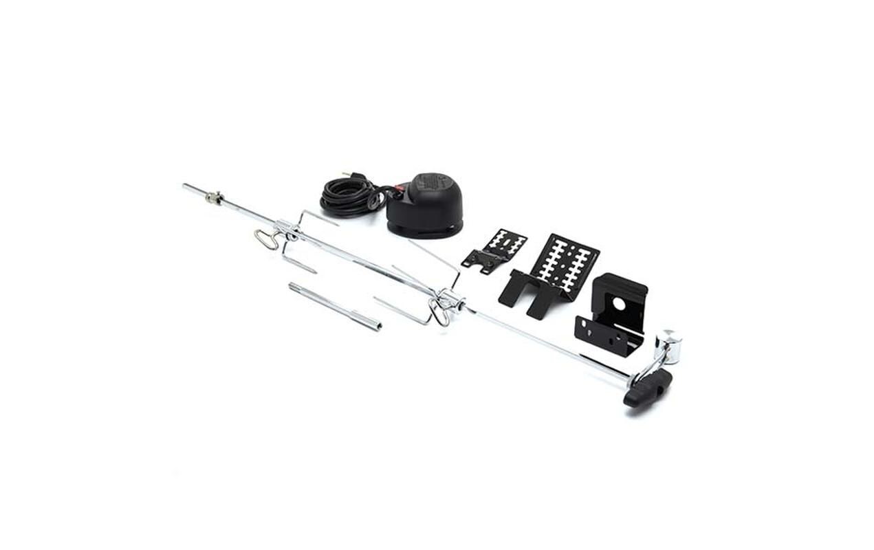 Grillspiess Premium mit Elektromotor<br>Drehspiessset