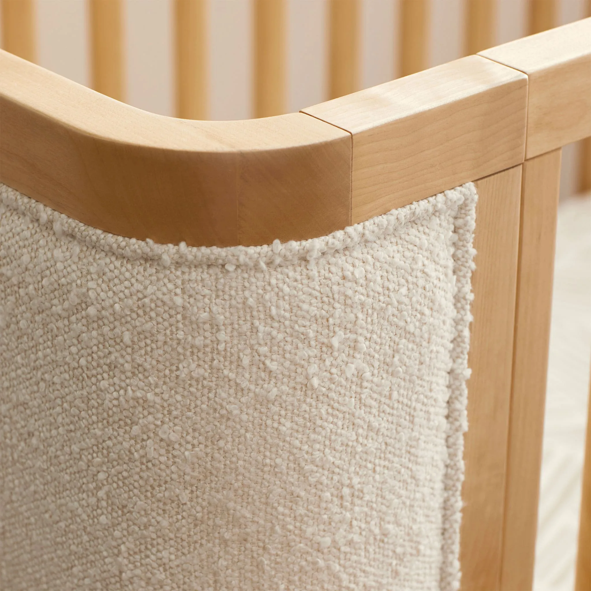 Babyletto Couchette Convertible 4-en-1 Bondi avec Kit de Conversion pour Lit pour tout-petit - Miel avec boucle ivoire