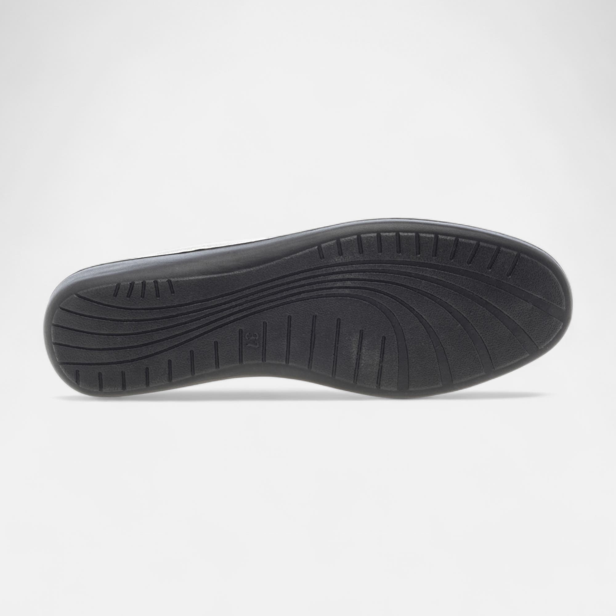Mocassins pieds sensibles Femme en cuir argent