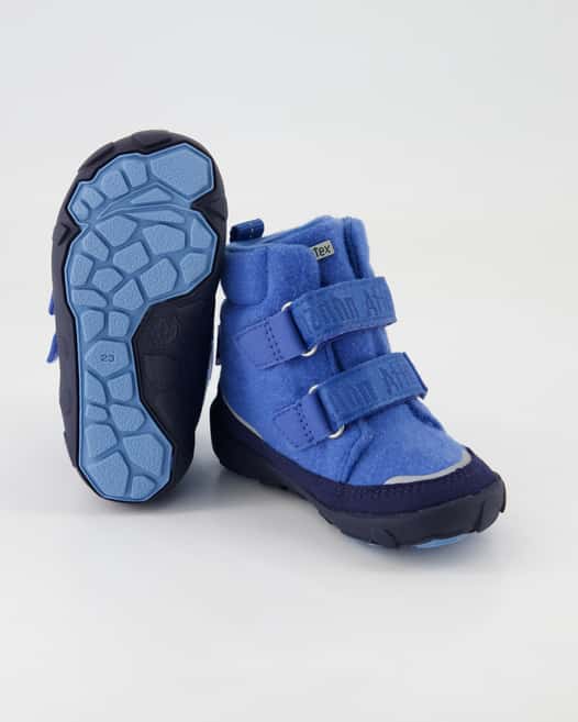 Affenzahn Wolle Comfy Stiefel in Blau
