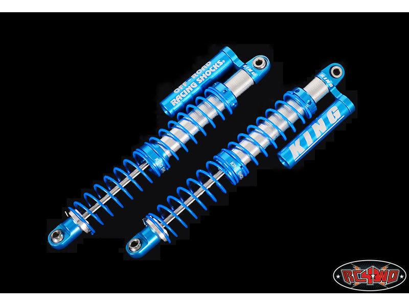 RC4WD Stossdämpfer King Off-Road Piggyback  100 mm Zwei Stück, 100 mm, blau