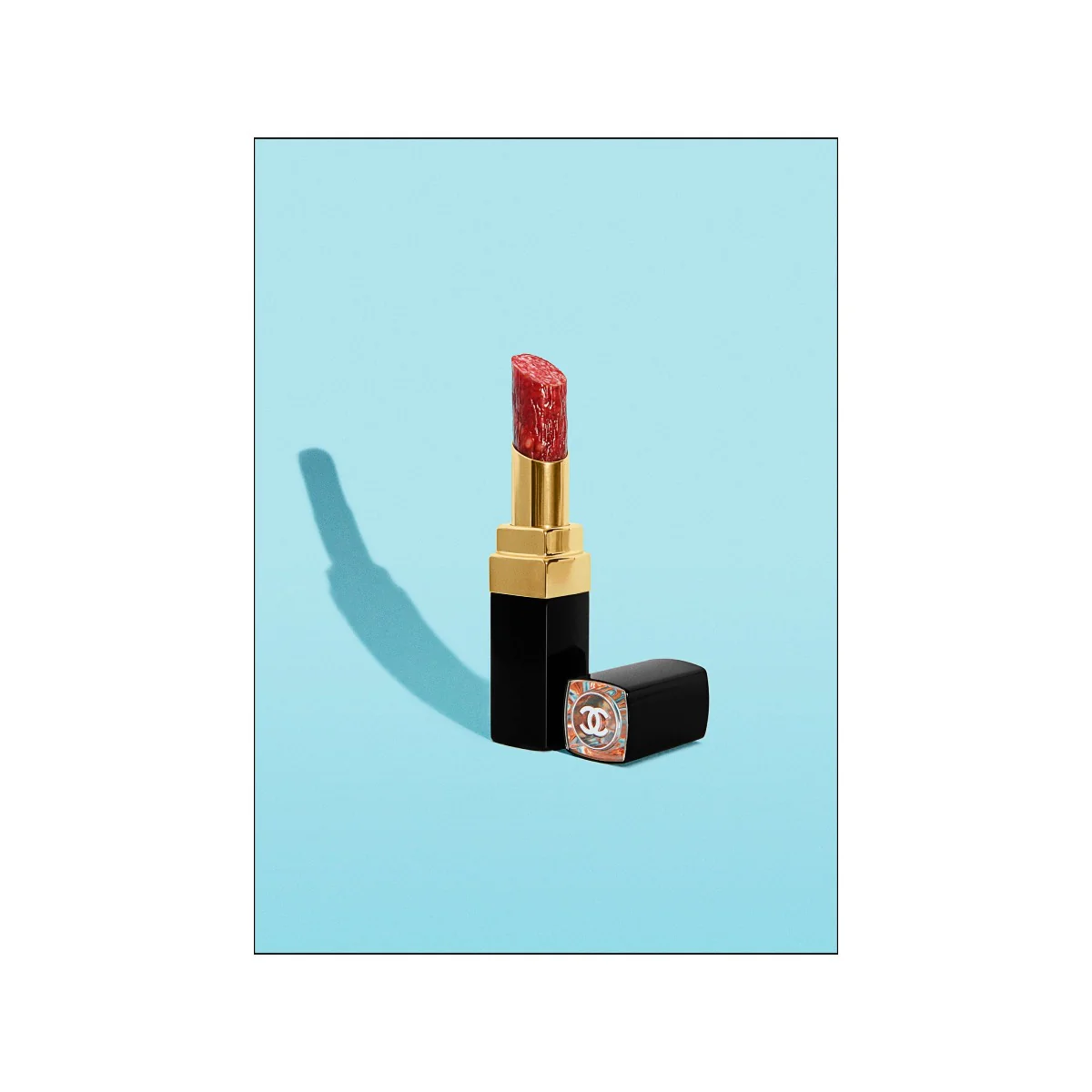 Poster & Frame  Supermercat plakat, Salami lipstick - 30x40 cm.