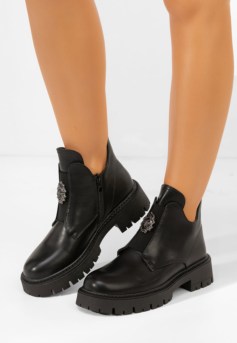 Bottines femme noires Daviria