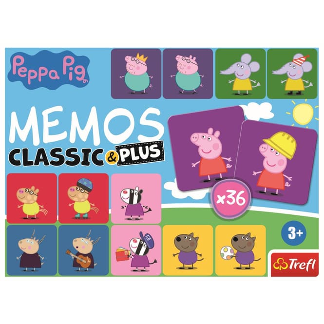 Peppa Wutz - Memos Classic & Plus - 36 Teile