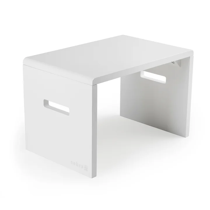 Sebra - Kinder-Tritthocker, H 24 cm, weiss