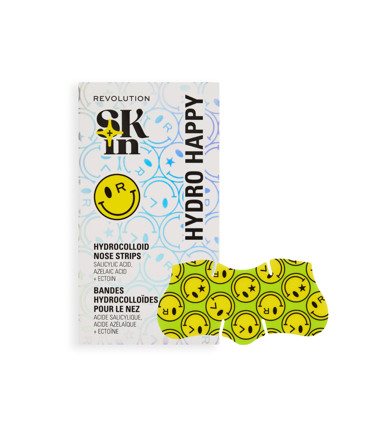 Revolution Skin - *S.W.Smiley* - Tiras para o nariz Hydro Happy Hydrocolloid