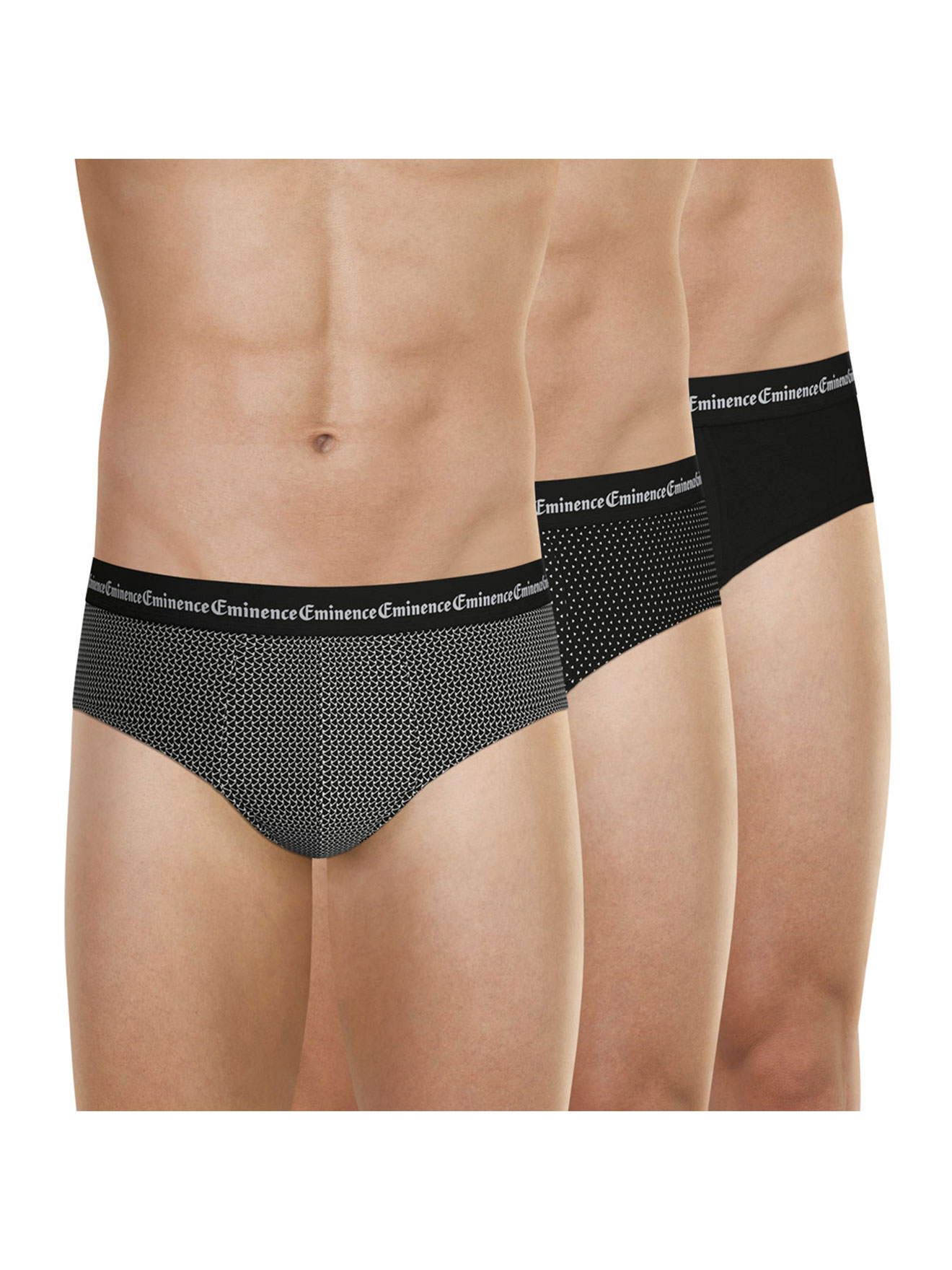 Lot de 3 slips homme Business Print