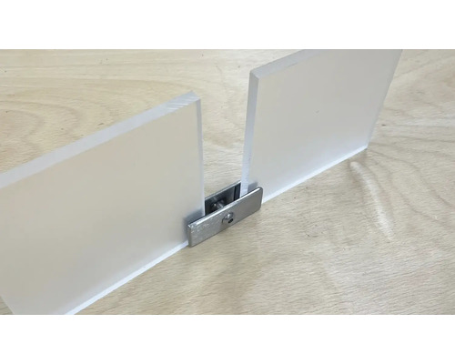 Universele rechte connector, roestvrij staal V4A (verpakking = 2 stuks)