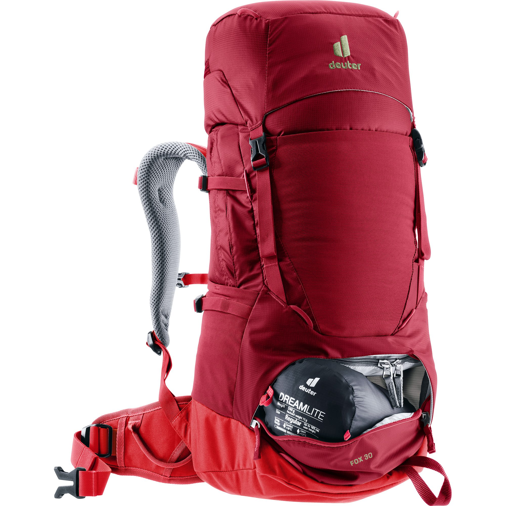 deuter Fox 30l Kinderrucksack masala cherry