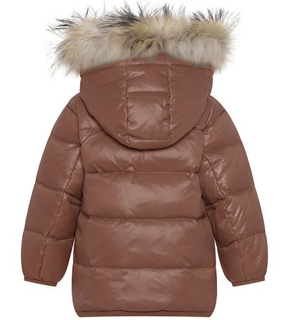 Ver de Terre Daunenjacke m. Pelz - Brownie