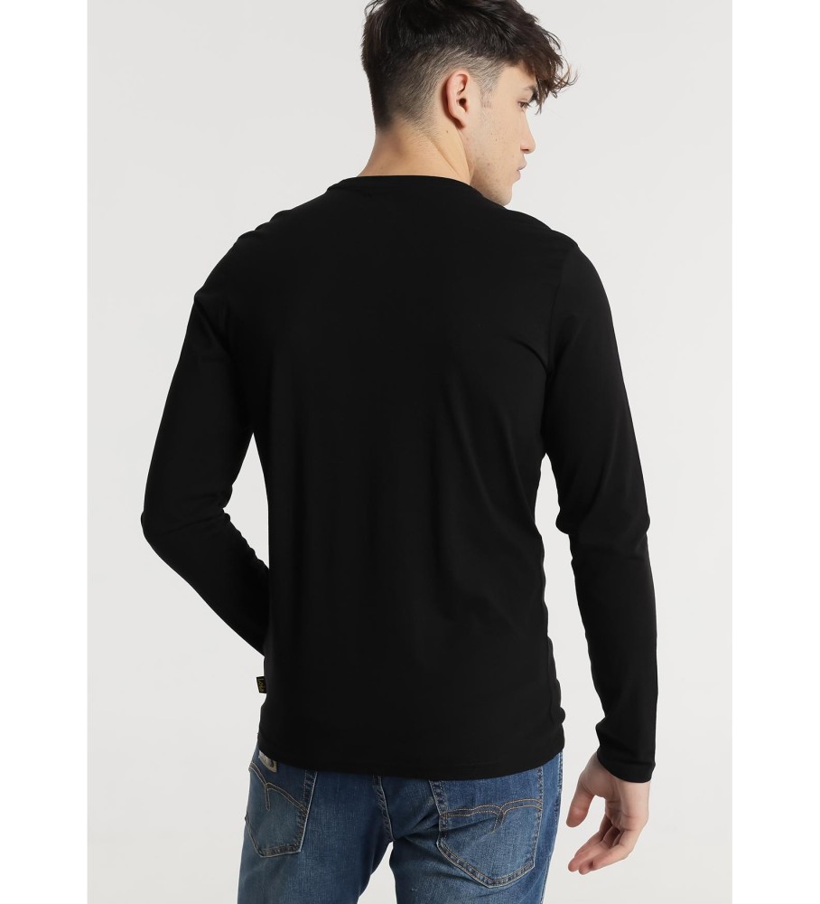 Camiseta Lois Ml Tannen Biff preta