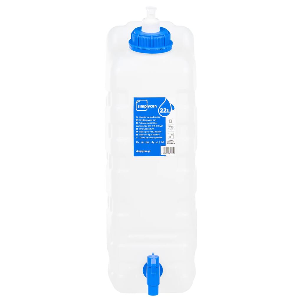 vidaXL Watertank met kraan en zeepdispenser 20 L