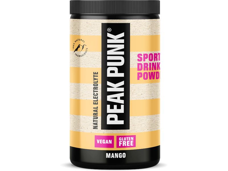PEAK PUNK Natural Electrolyte Sport Drink Mango 600 g Sportgetränke-Pulver