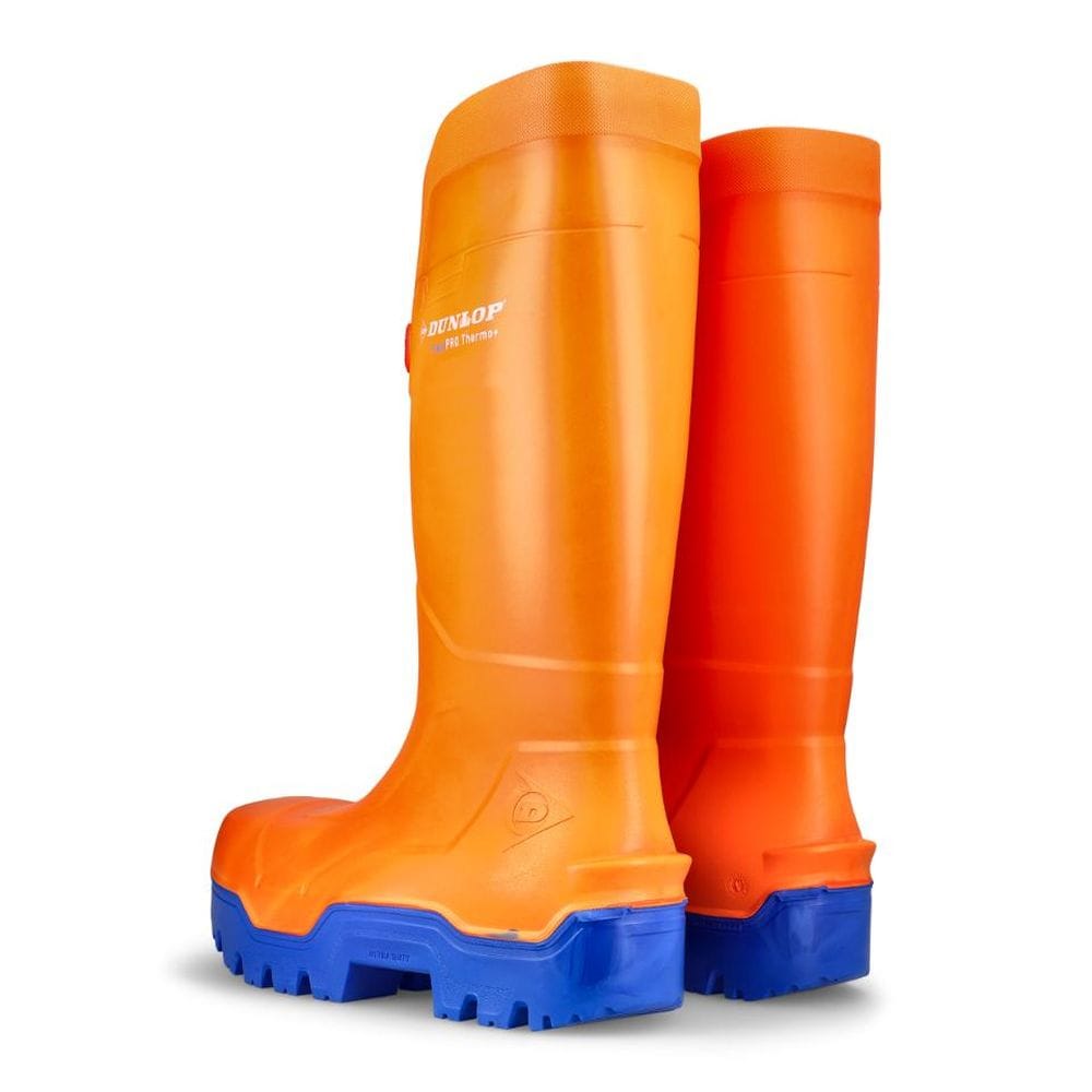 Dunlop gummistøvler med vern Fieldpro Thermo  Oransje