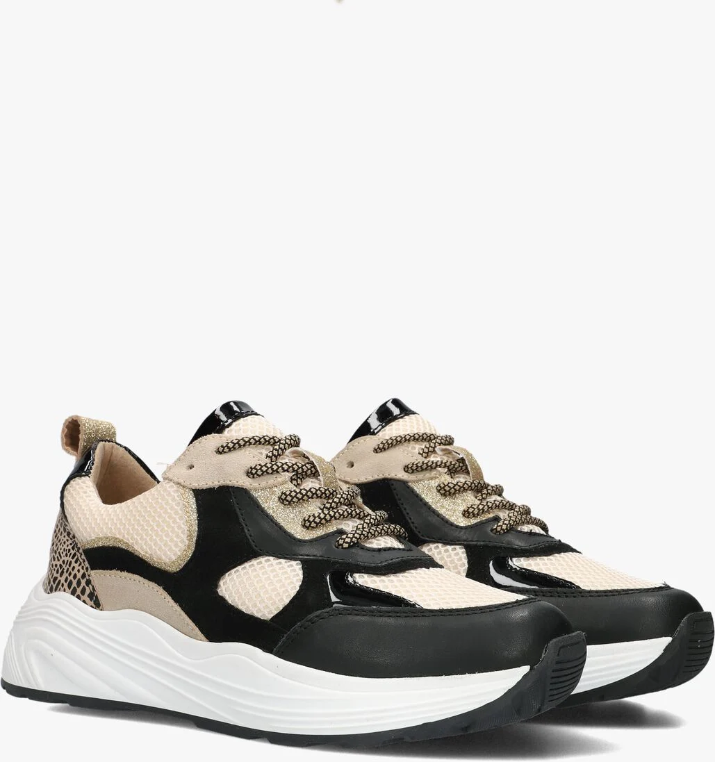 OMODA zwarte omoda lage sneakers triangle