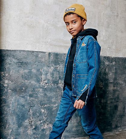 Timberland Denimjakke - The Iconic - DouBlå Stone + Brush