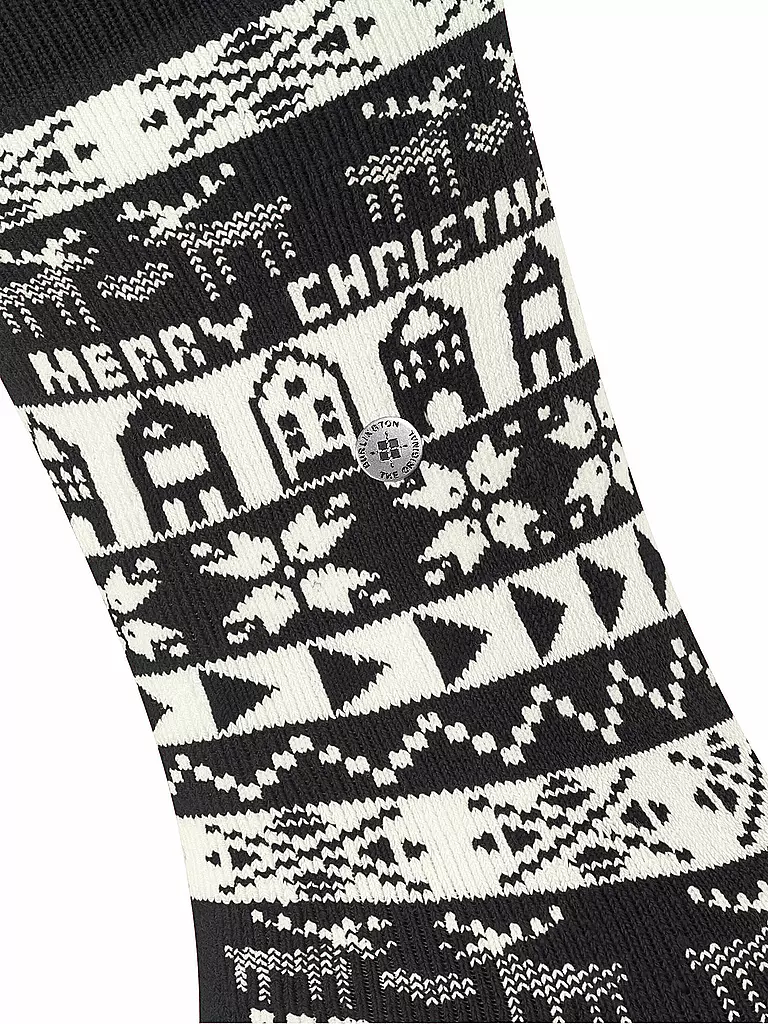 BURLINGTON Damen Socken MERRY CHRISTMAS 36-41 black schwarz