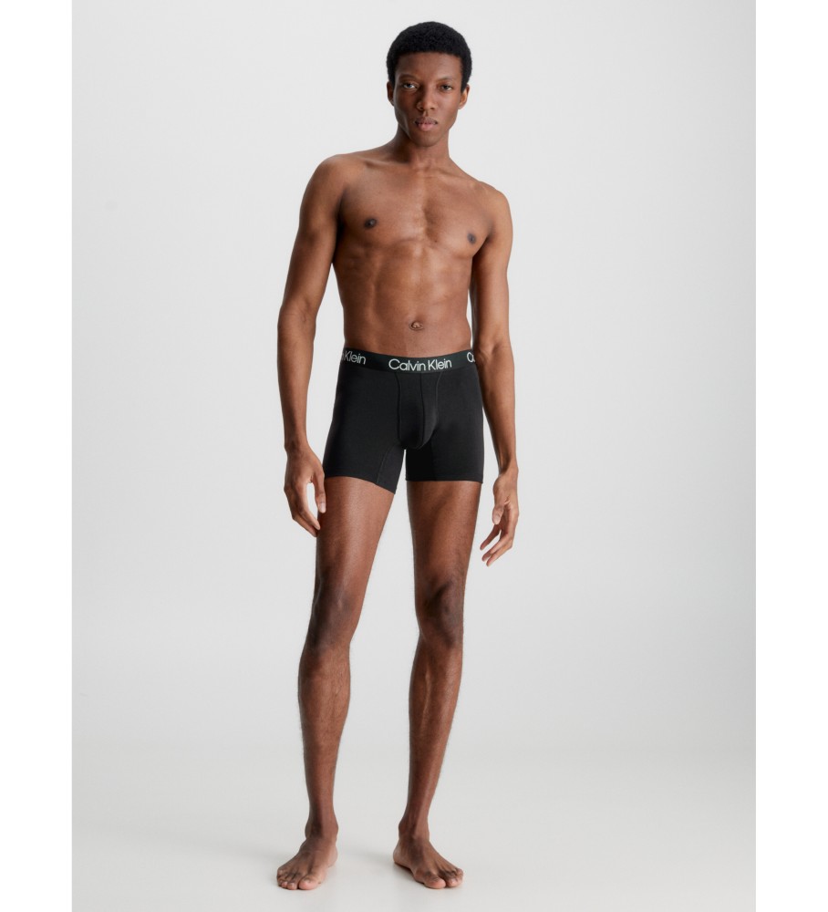Cuecas Boxer Longas Calvin Klein - Pacote com 3