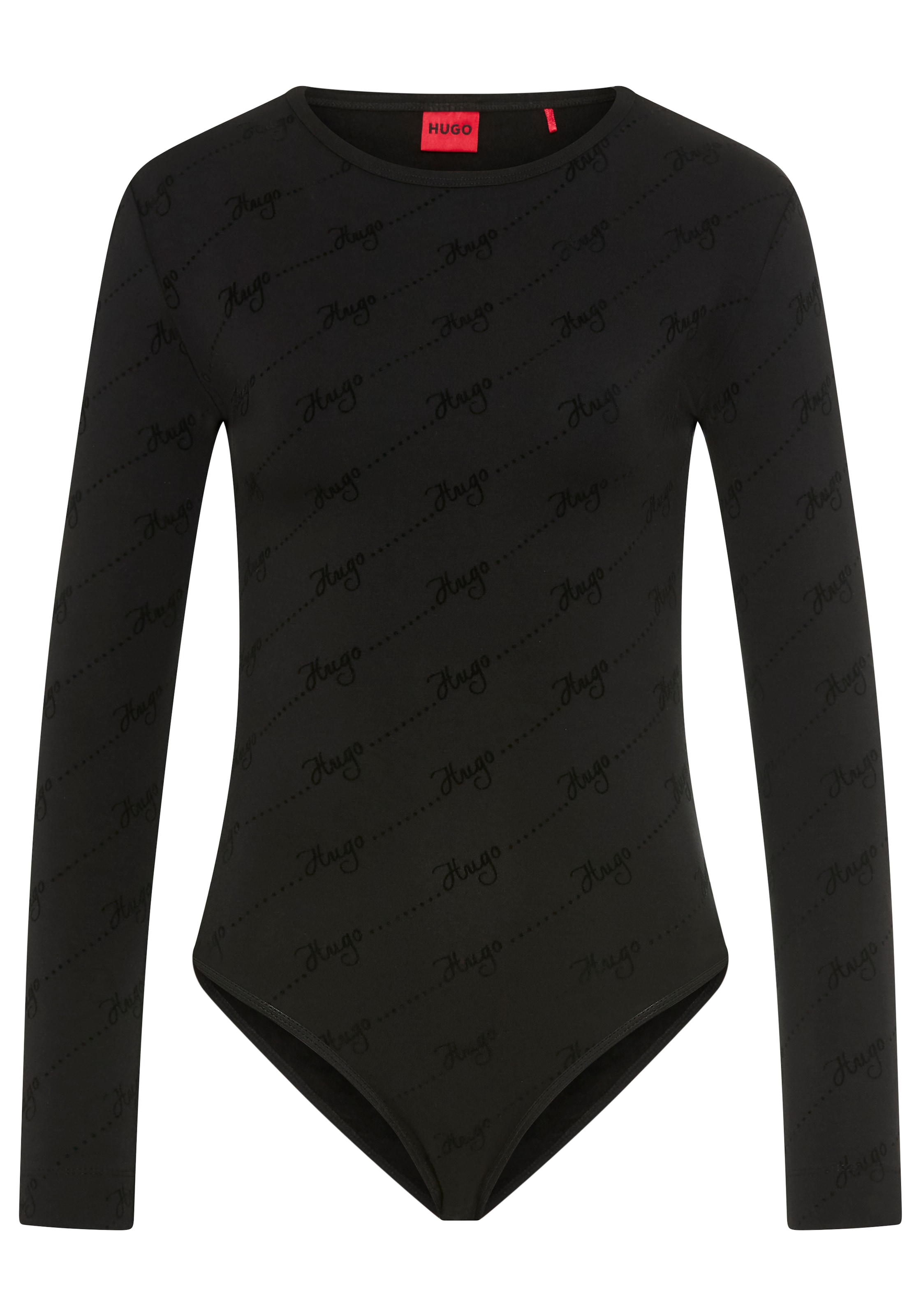 HUGO Underwear Body , Jersey, Flock Allover Druck