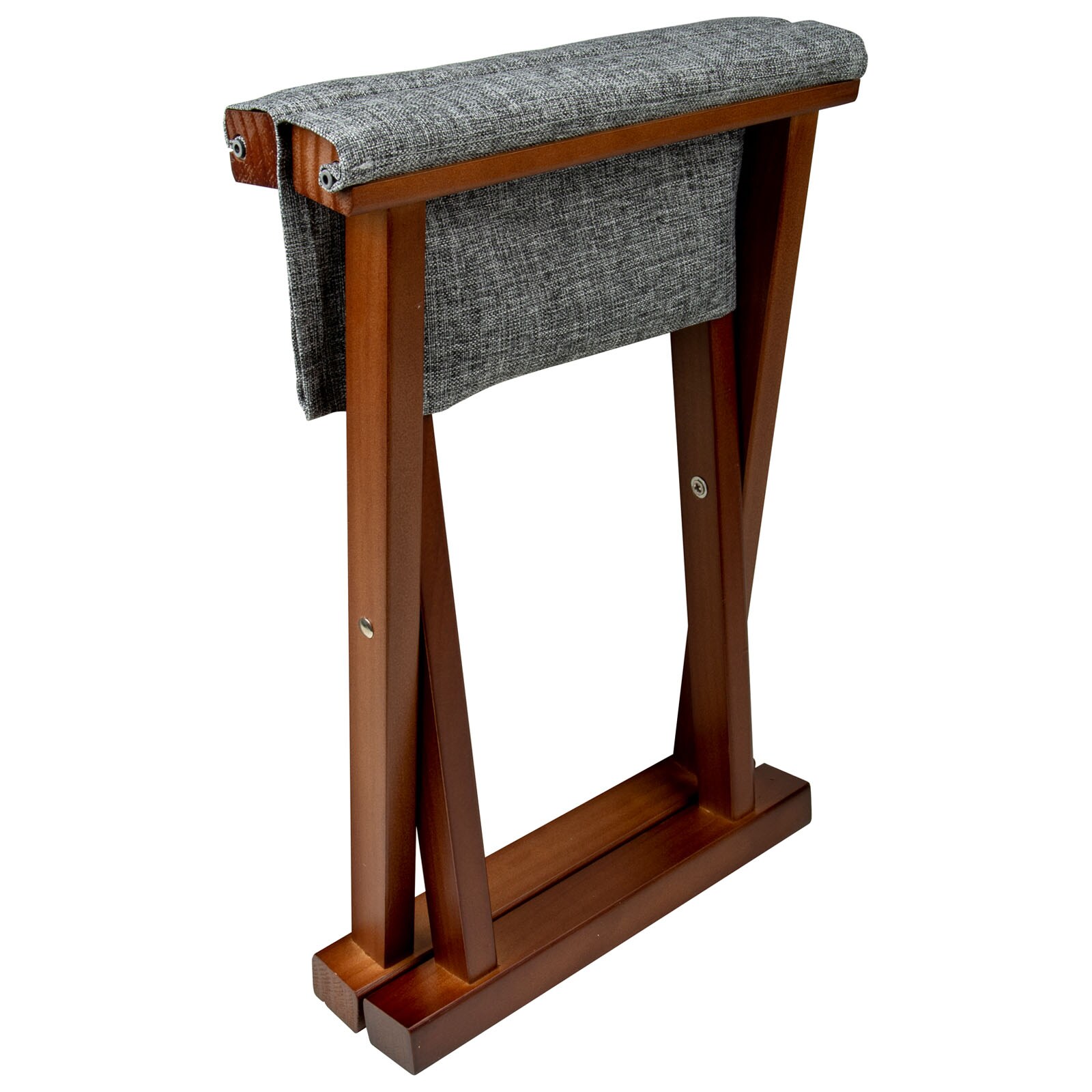 BO-CAMP Klapphocker Brentford Retro Campinghocker Falthocker Hocker Holz 100 kg