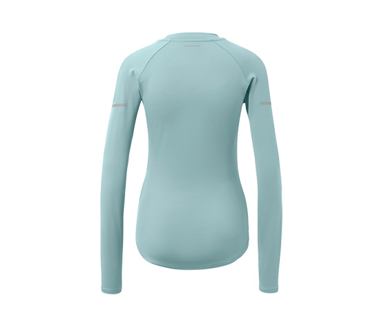 Langarm-Funktionsshirt, hellblau