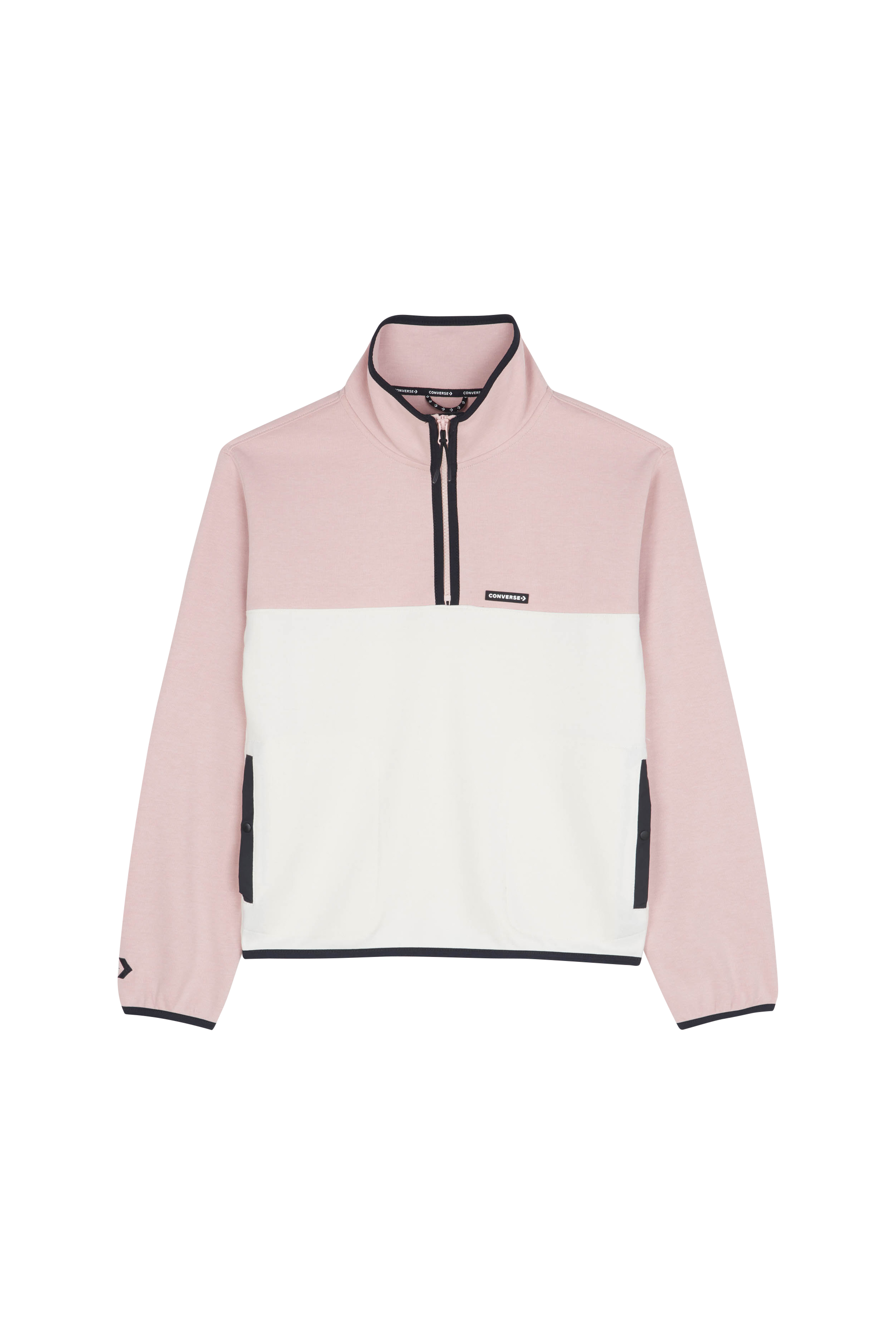 CONVERSE Sweatshirt zippé POPOVER 1/2 Z Rose