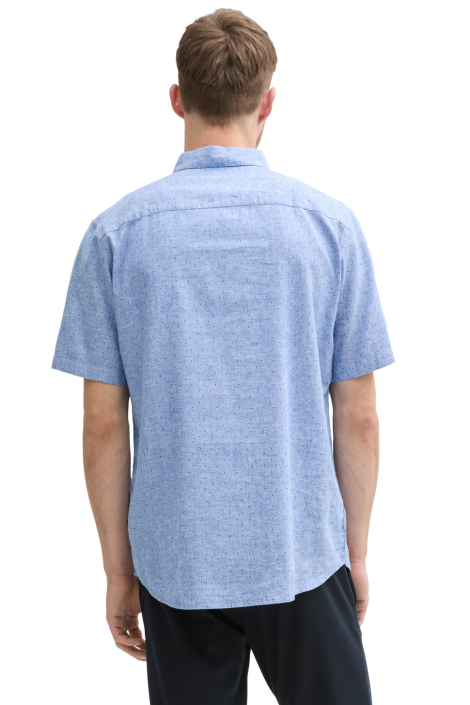 Tom Tailor blauwe heren overhemd