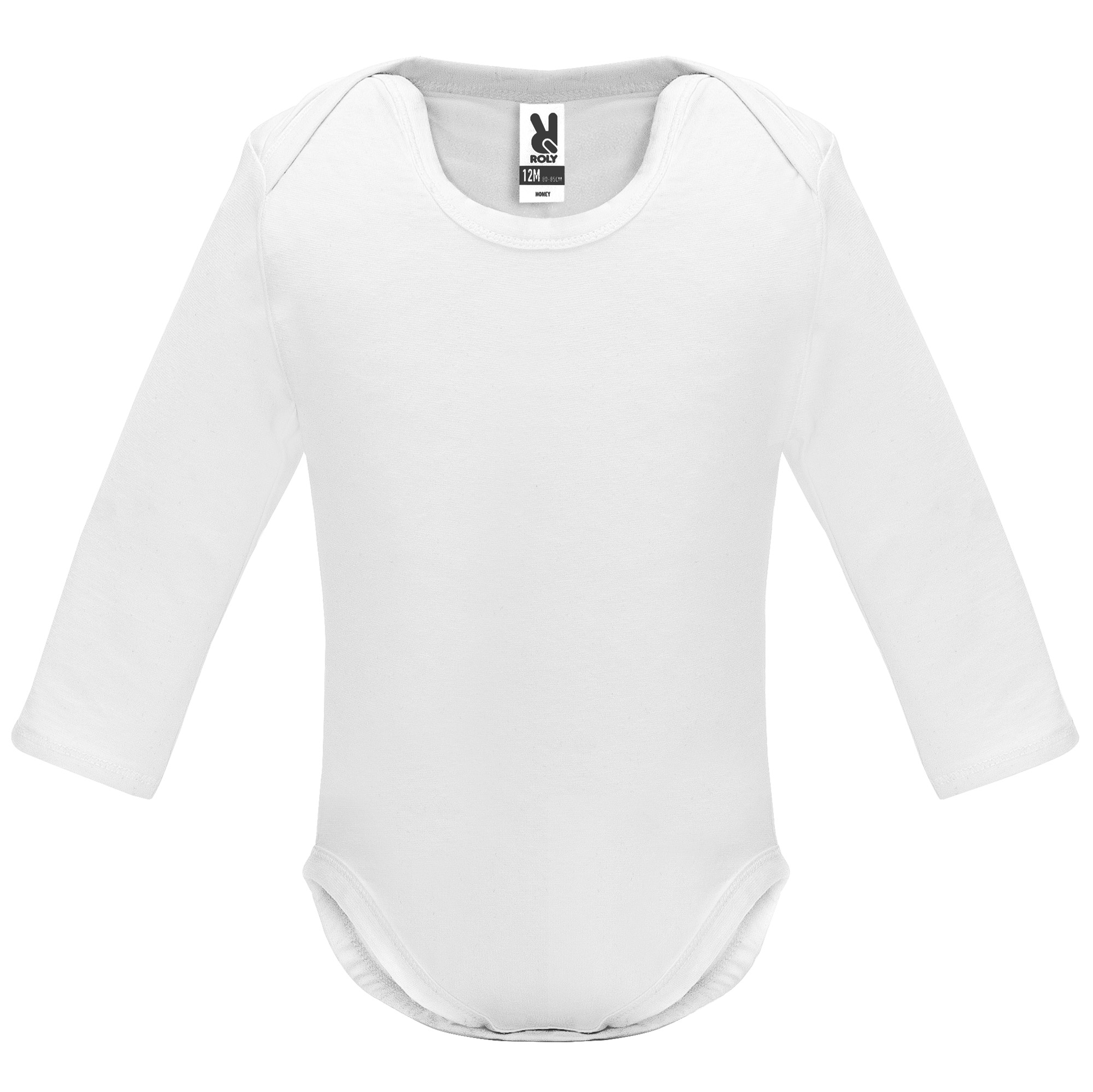 Roly BD7202 - HONEY L/S Body bébé manches longues en maille single jersey