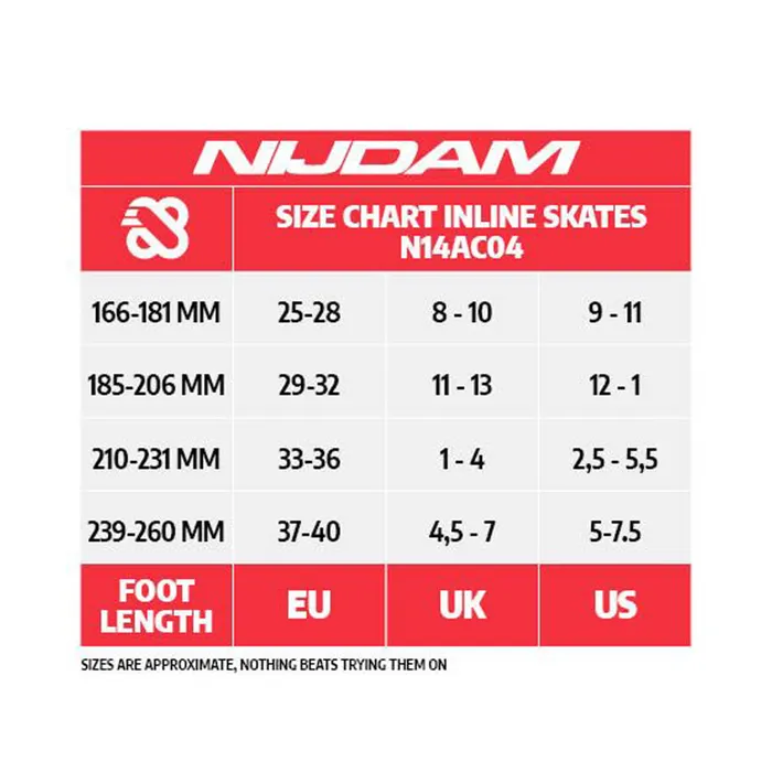 Nijdam Speed Ice Skates Junior (verstelbaar)