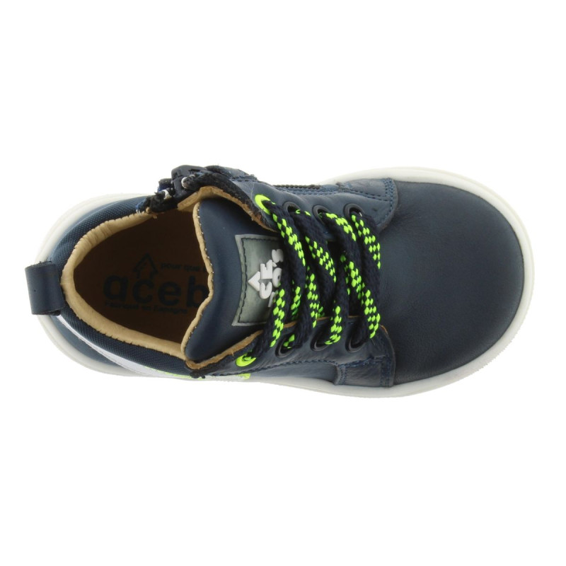 Acebos Acebos Blanc Marine Fluo Petite Etoile Zip