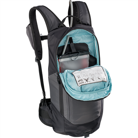 FR LITE RACE, 10 L, Protektorenrucksack  carbon greyblack  ML