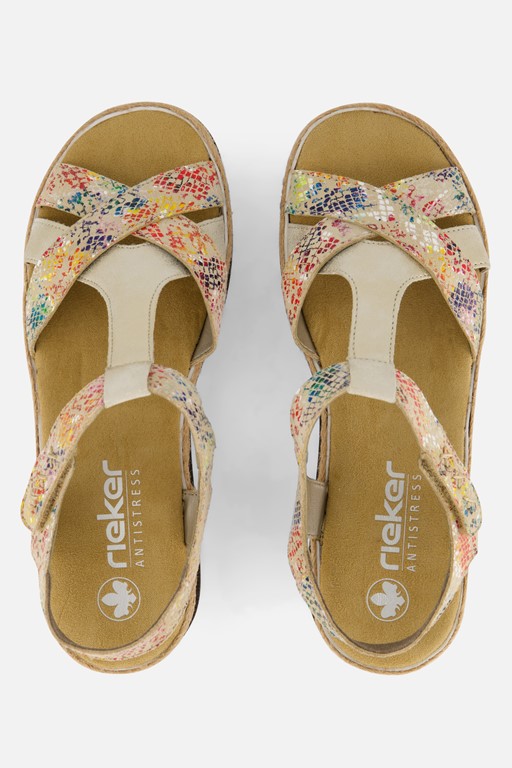 Rieker Sandalen beige Synthetisch