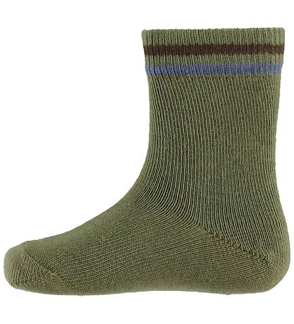 Noa Noa miniature Strømper - 2-pak - Boy Jamie Socks - Blåe/Brow